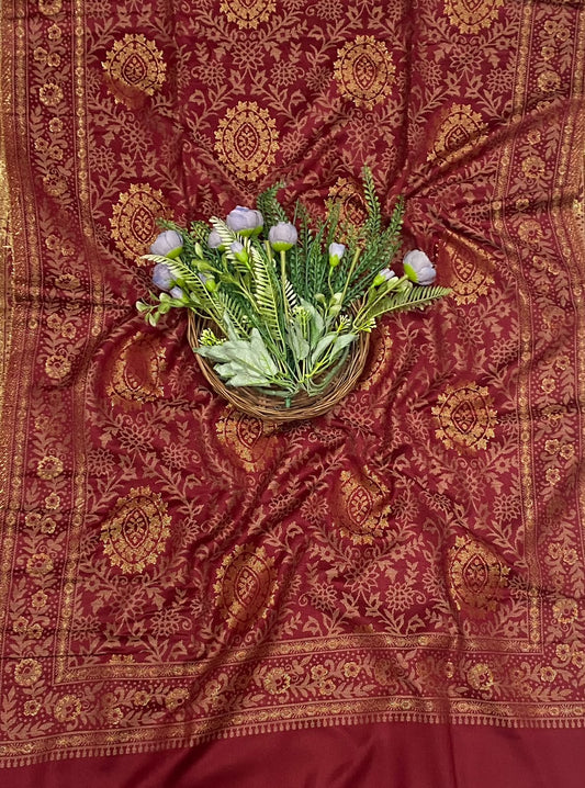 802C Pashmina Maroon Suit Fabric/ CKC Winter Suits