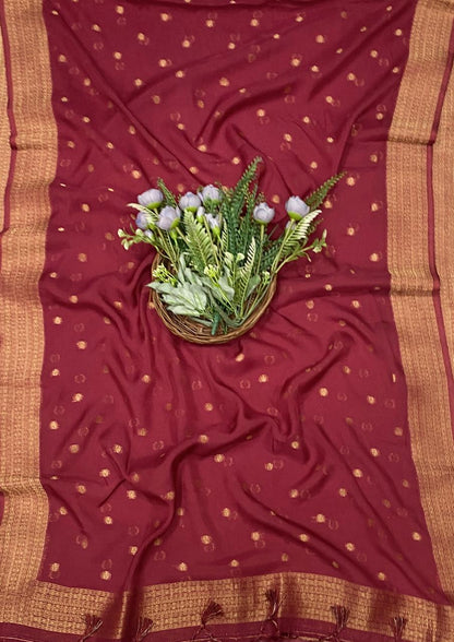 जॉर्जेट सी ग्रीन सूट फ़ैब्रिक / ईज़ी ब्रीज़ी PT-3