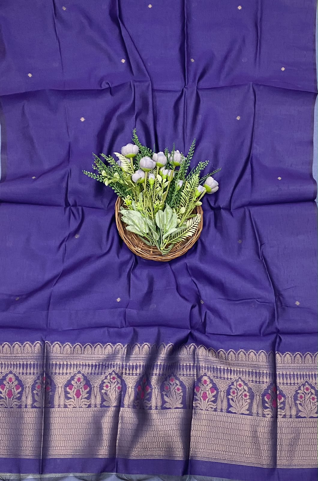 26D Jamdani Purple Suit Fabric / CKC Jamdani Suits