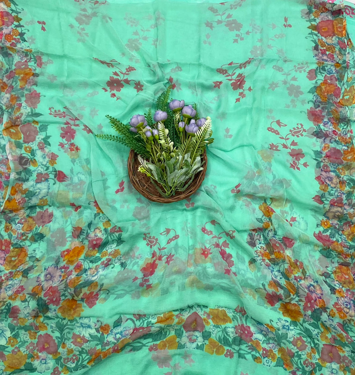 69D Crepe Sea Green Suit Fabric / CKC Crepe Suits