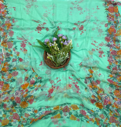 69D Crepe Sea Green Suit Fabric / CKC Crepe Suits