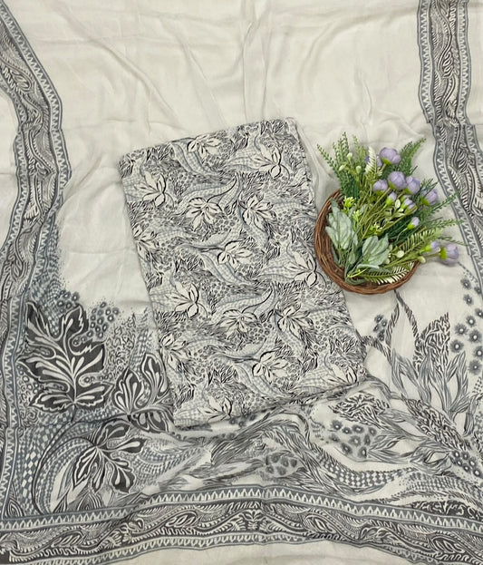 Crepe Grey Suit Fabric - Studio CKC