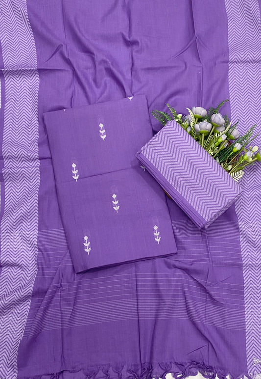 Cotton Purple suit Fabric - Studio CKC