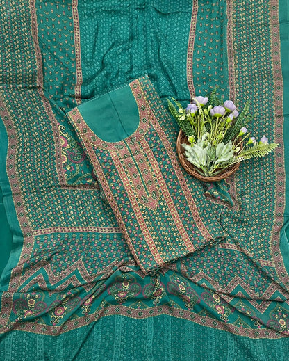 116D Crepe Dark Sea Green Suit Fabric / CKC Crepe Suits