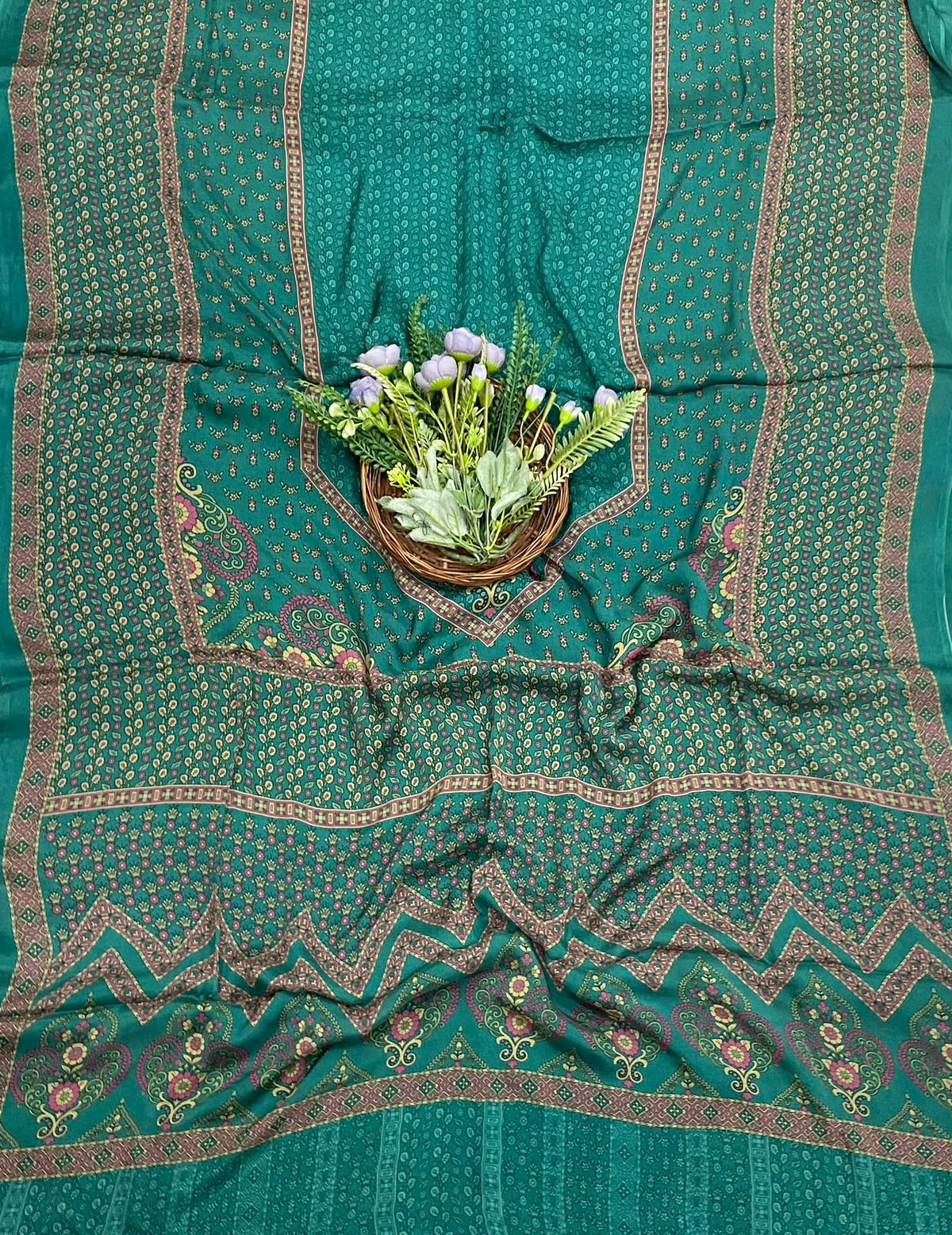 116D Crepe Dark Sea Green Suit Fabric / CKC Crepe Suits