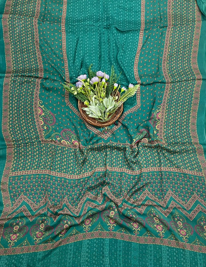 116D Crepe Dark Sea Green Suit Fabric / CKC Crepe Suits