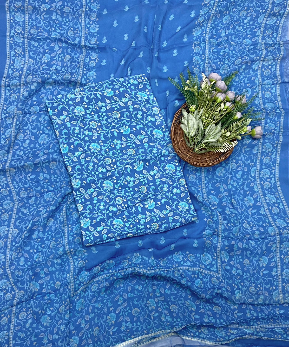 38D Crepe Dark Blue Suit Fabric / CKC Crepe Suits