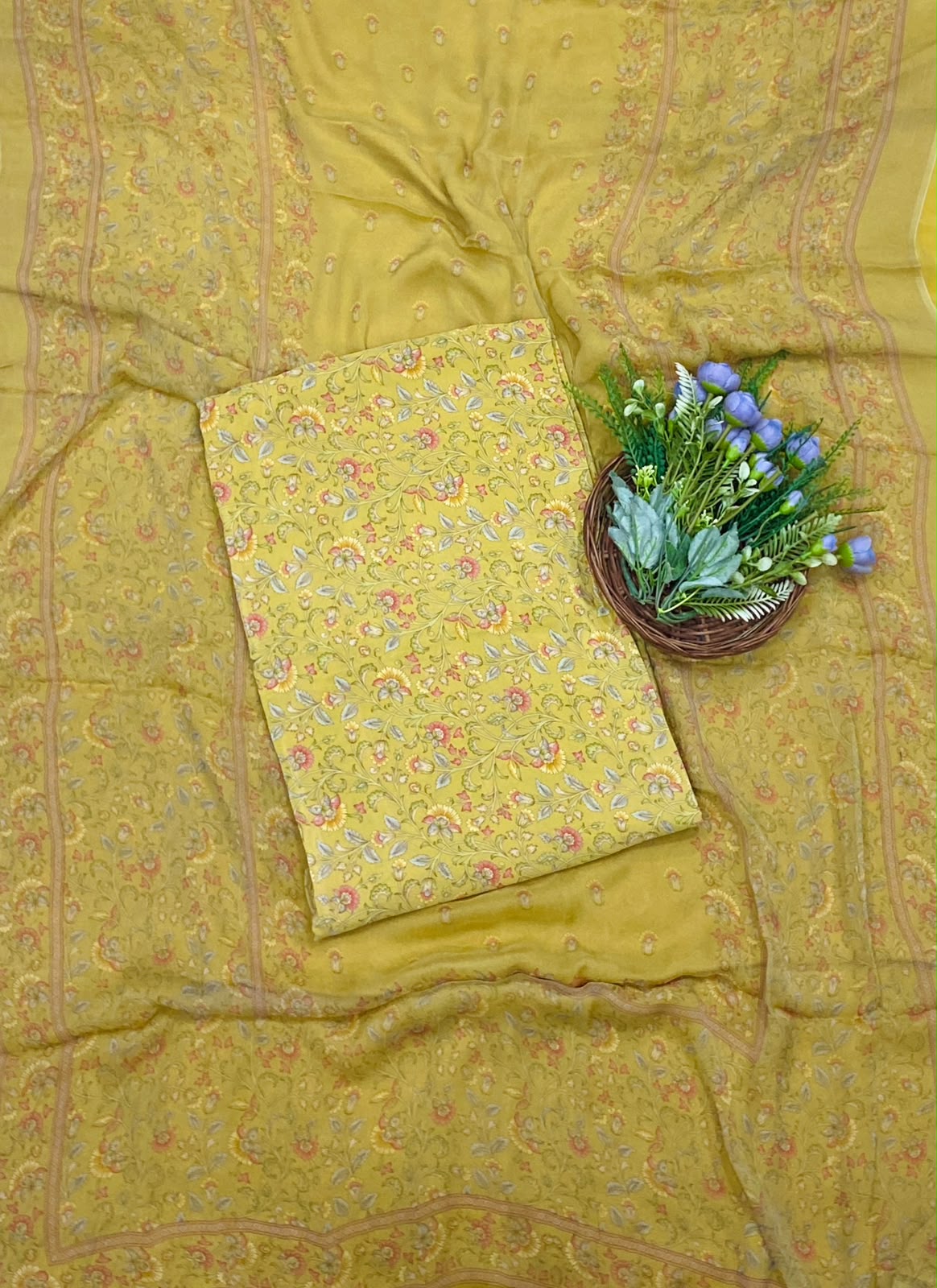 39D Crepe Dusty Mustard Suit Fabric / CKC Crepe Suits