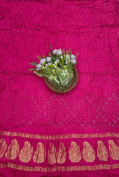 163D Pure Modal Dark Pink Suit Fabric / CKC Jaipuri Suits