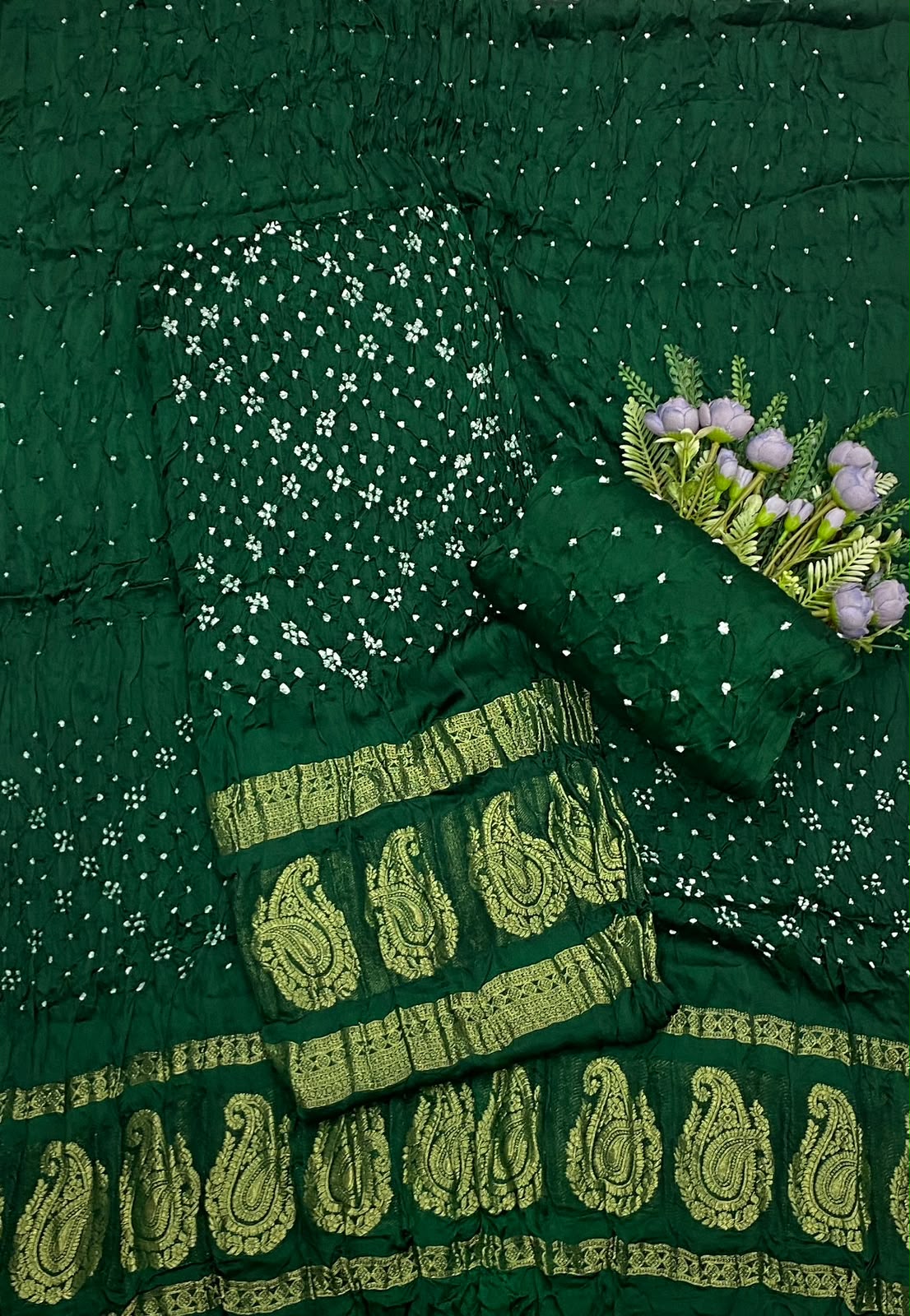 161D Pure Modal Dark Green Suit Fabric / CKC Jaipuri Suits