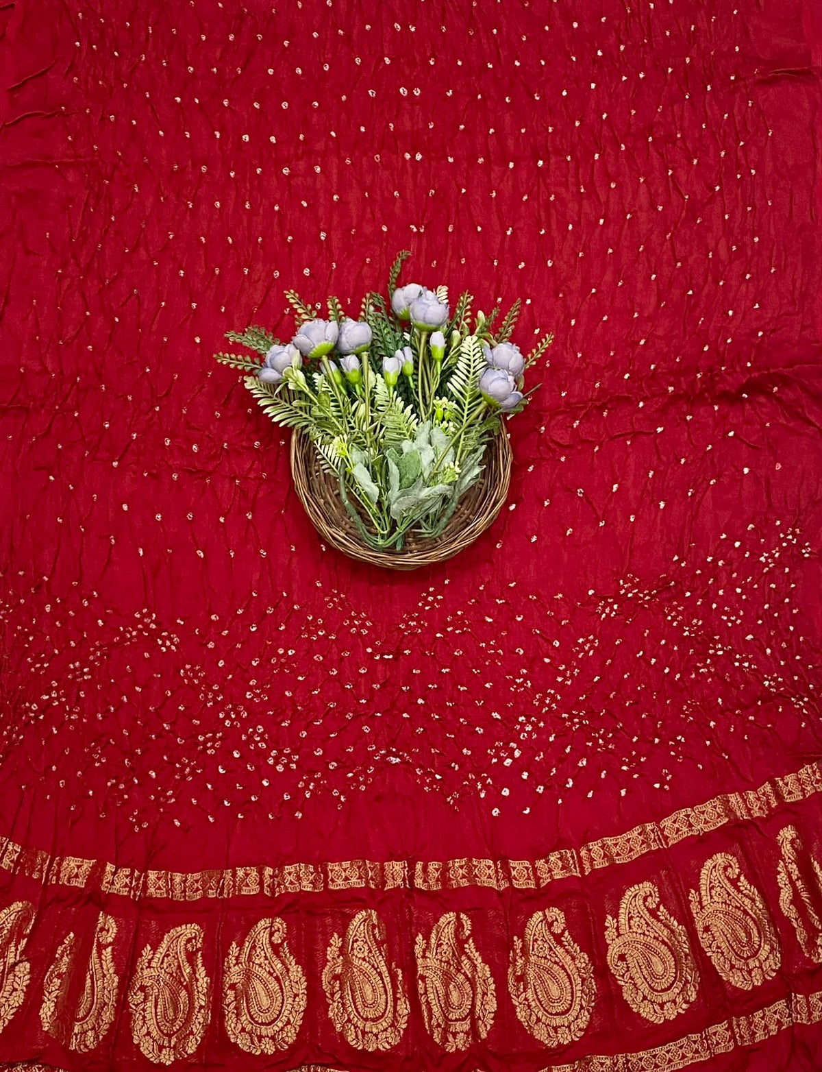 160D Pure Modal Red Suit Fabric / CKC Jaipuri Suits