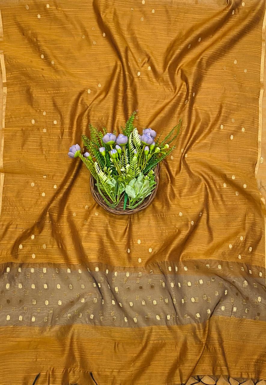 72D Jamdani Mustard Suit Fabric / CKC Jamdani Suits
