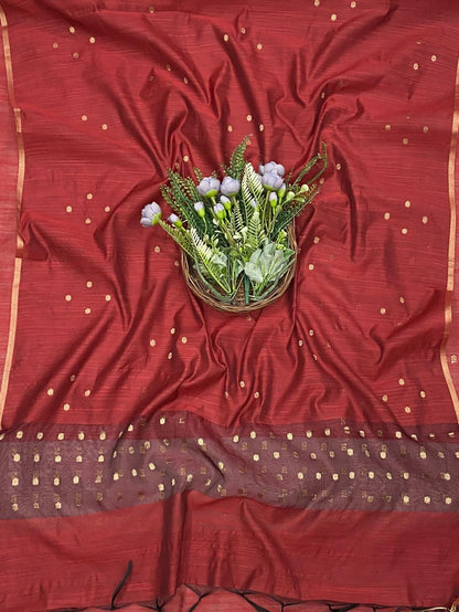 73D Jamdani Mustard Suit Fabric / CKC Jamdani Suits