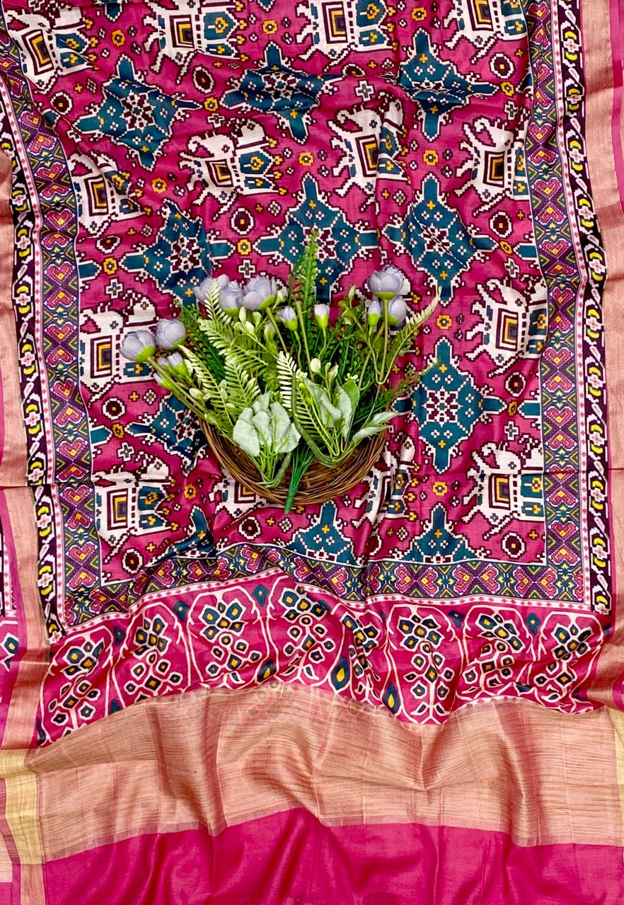 383D Banarasi Silk Pink Suit Fabric / CKC Banarasi Edit