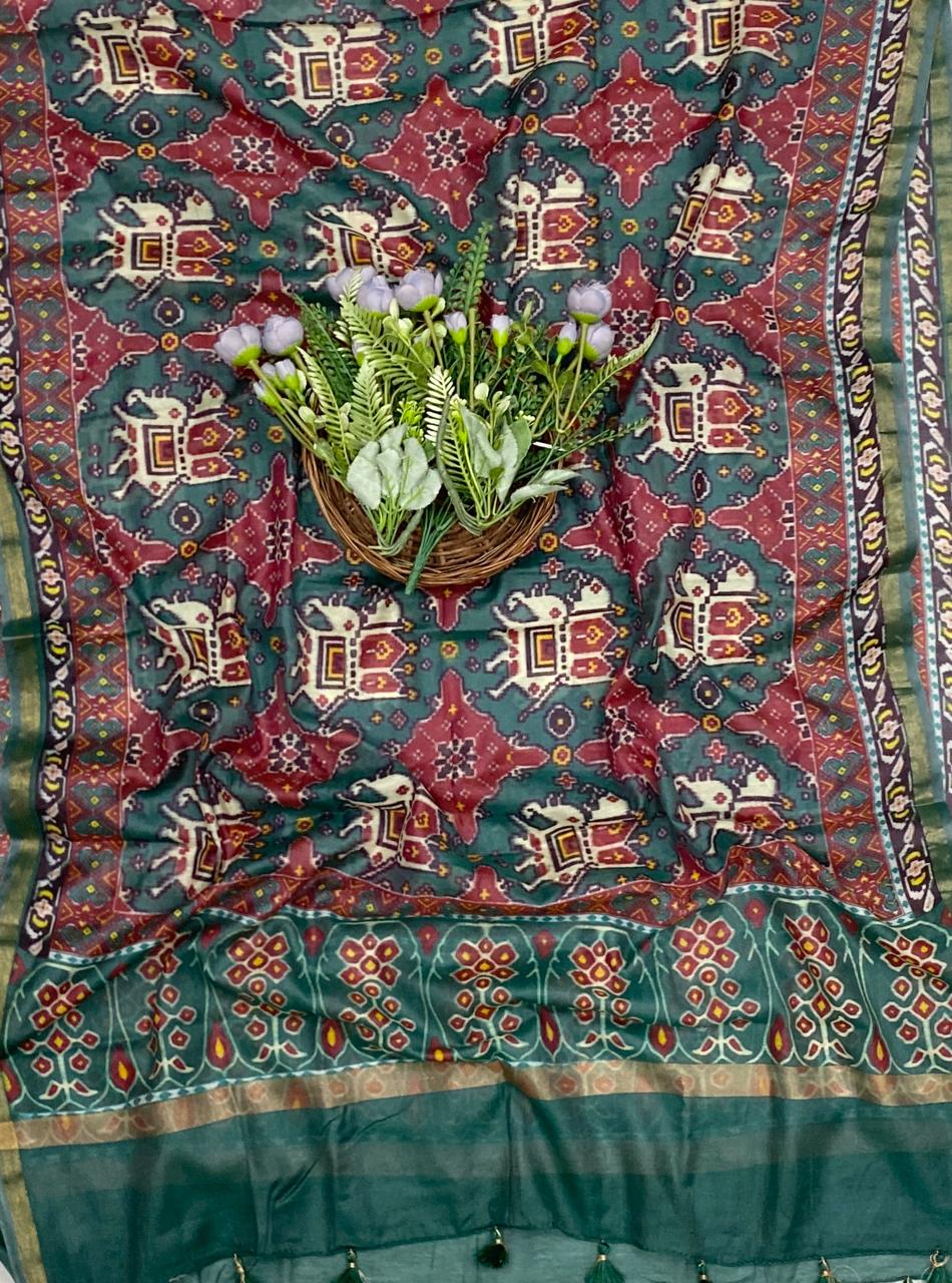 385D Banarasi Silk Sea Blue Suit Fabric / CKC Banarasi Edit