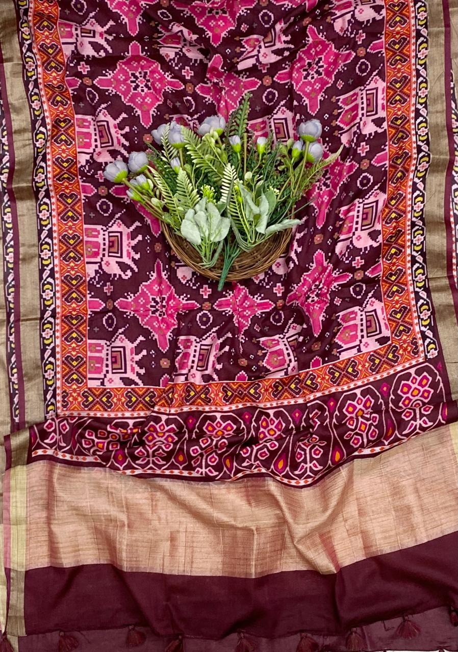 386D Banarasi Silk Dark Wine Suit Fabric / CKC Banarasi Edit