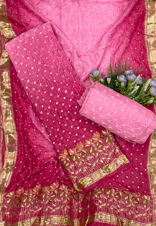 जामदानी ग्रीन सूट फैब्रिक / कॉटन बाज़ार पीटी 2