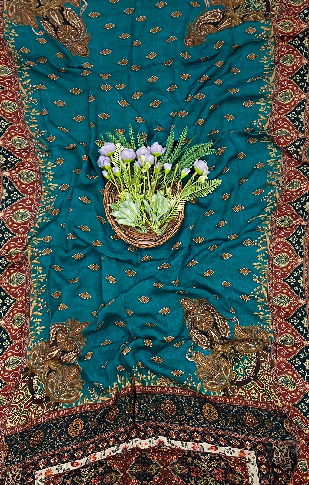 434D Crepe Dark Sea Green Suit Fabric / CKC Crepe Suits
