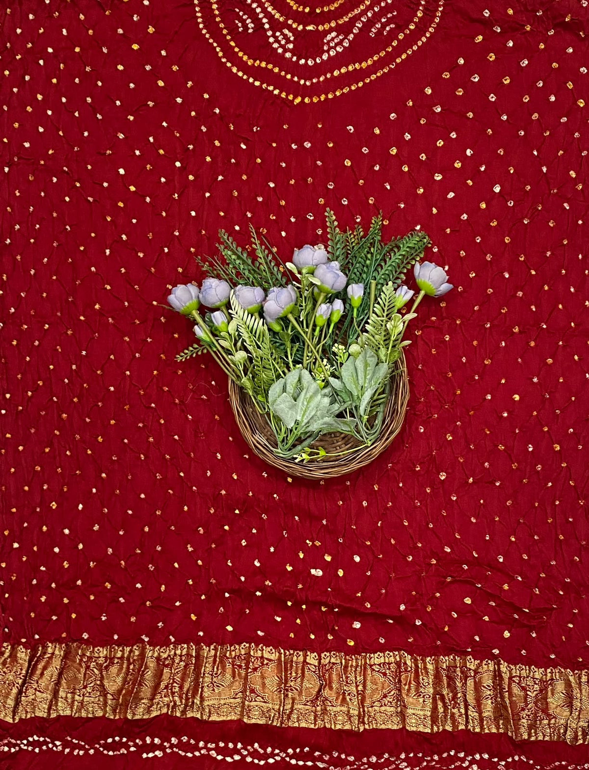 500D Pure Modal Dark Red Suit Fabric / CKC Jaipuri Suits