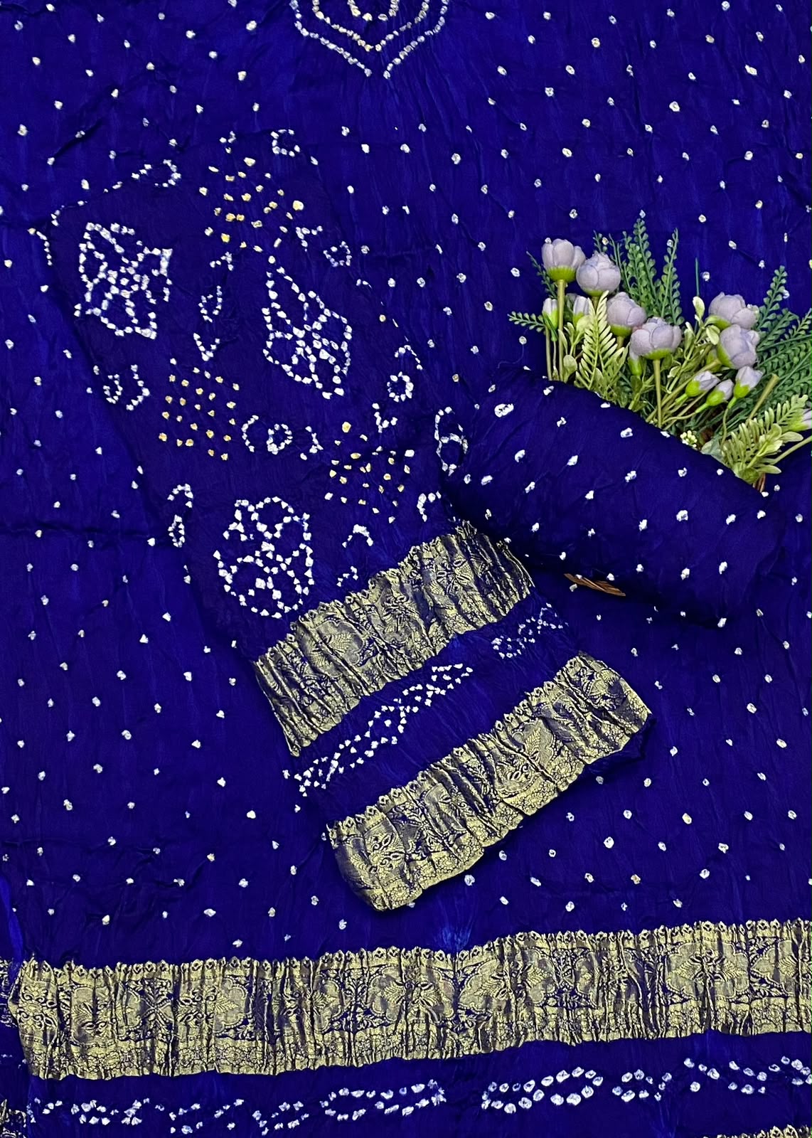 499D Pure Modal Dark Blue Suit Fabric / CKC Jaipuri Suits