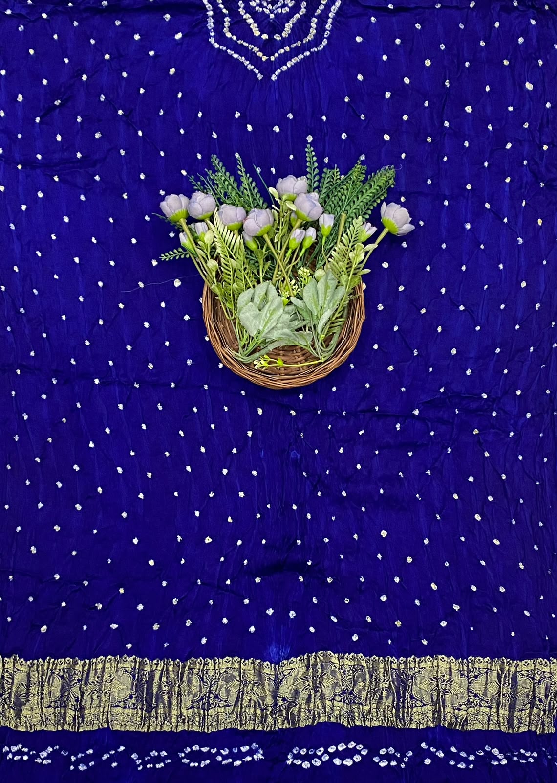 499D Pure Modal Dark Blue Suit Fabric / CKC Jaipuri Suits