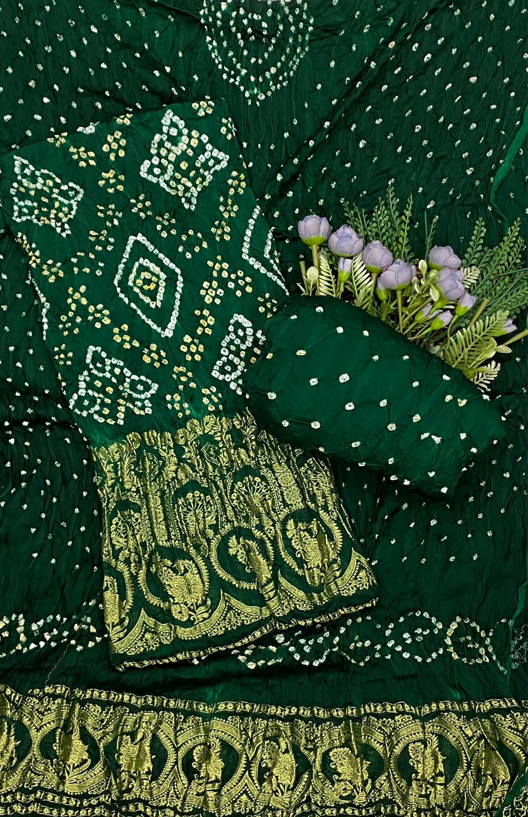 492D Pure Modal Dark Green Suit Fabric / CKC Jaipuri Suits