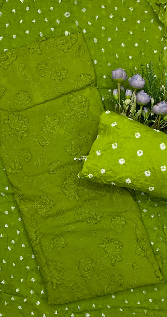 509D Cotton Green Suit Fabric / CKC Cotton