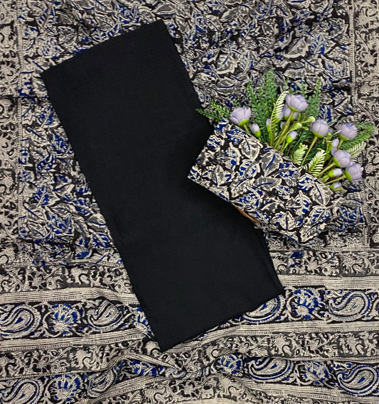 651D Cotton Black suit Fabric / CKC Cotton Bazaar