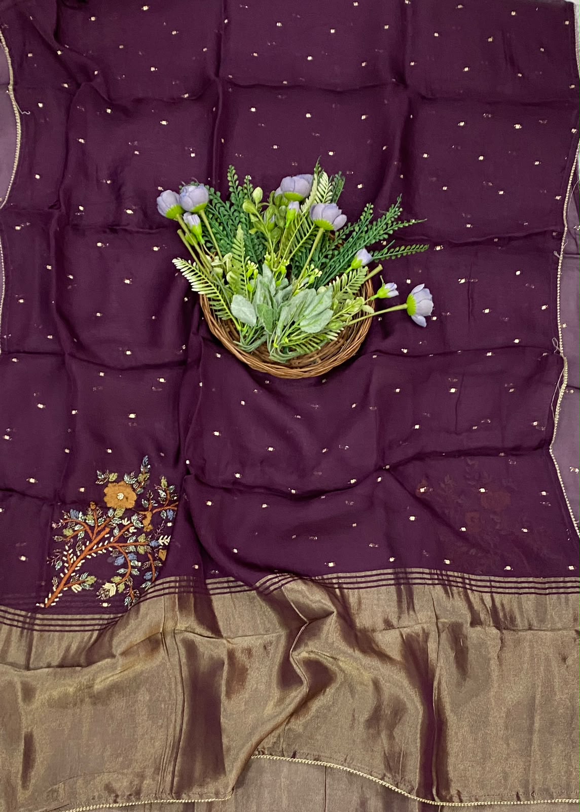 852D Slub Crepe Dark Wine Suit Fabric / CKC Partywear Collection