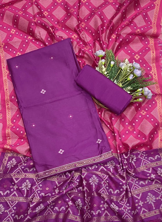 जामदानी ग्रीन सूट फैब्रिक / कॉटन बाज़ार पीटी 2