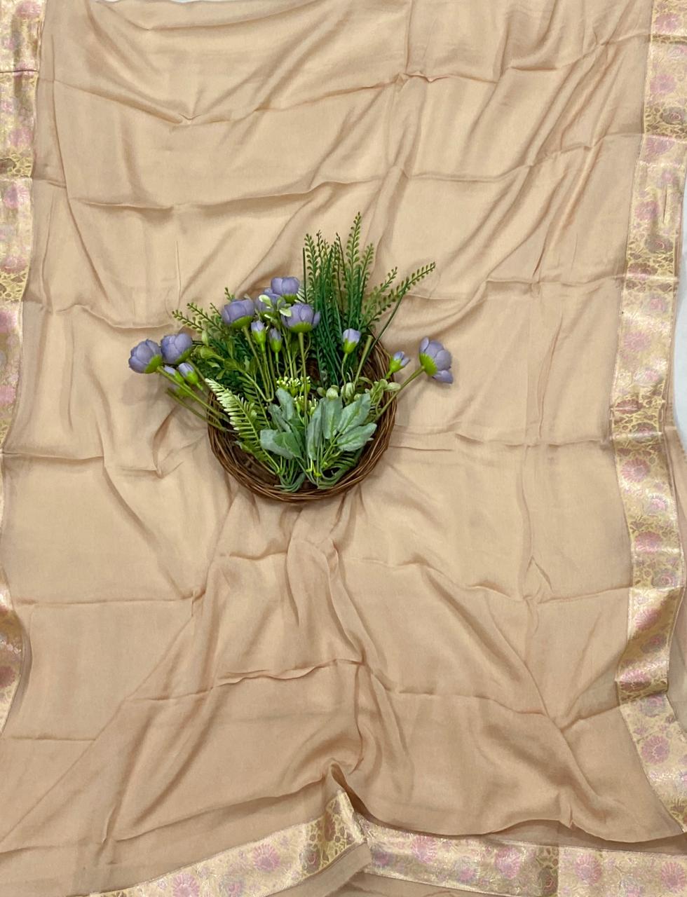 977D Soft Brocade Skin Suit Fabric / CKC Partywear Collection