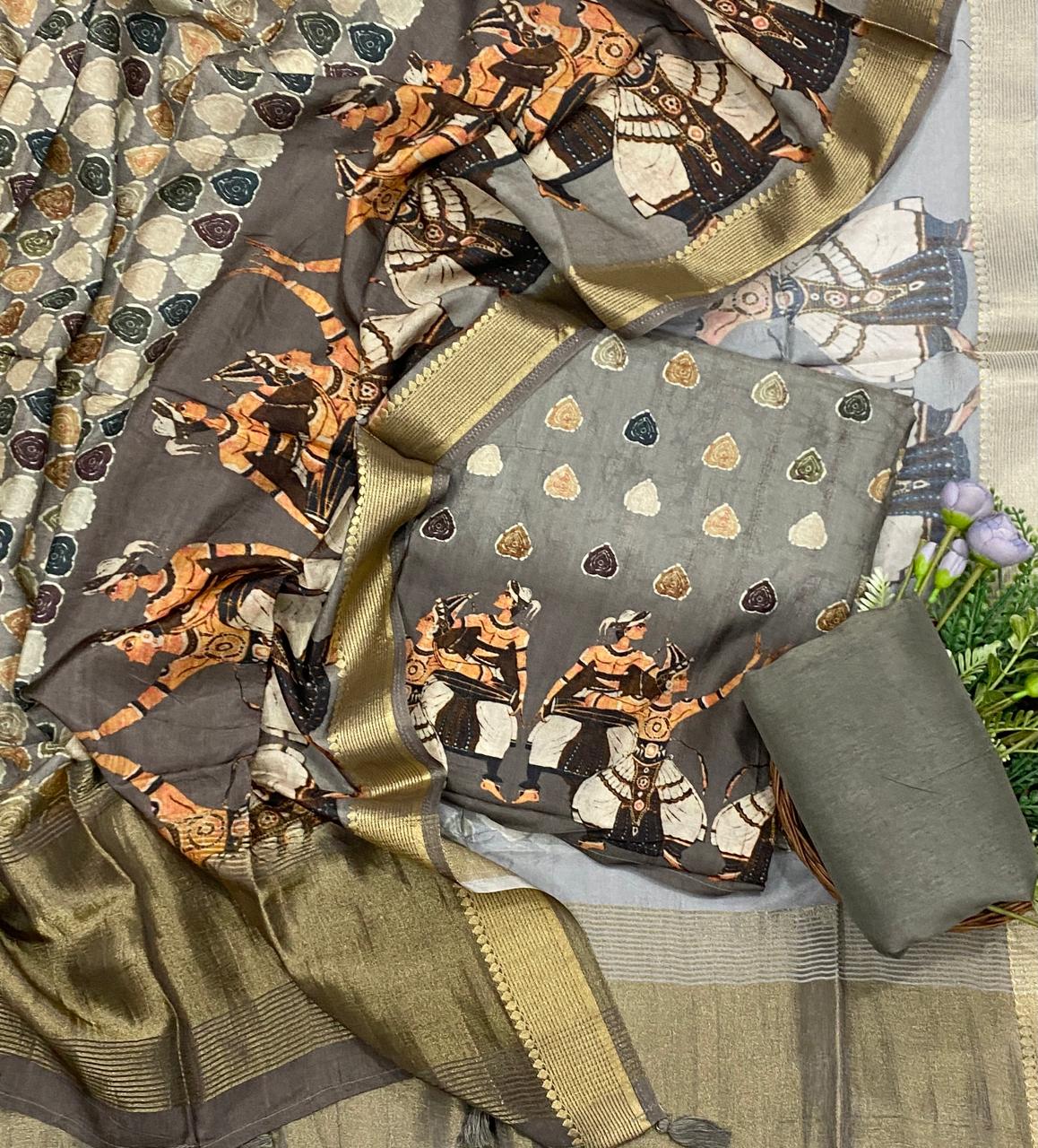 996D SILK GREY SUITS FABRIC / CKC SILK SUITS