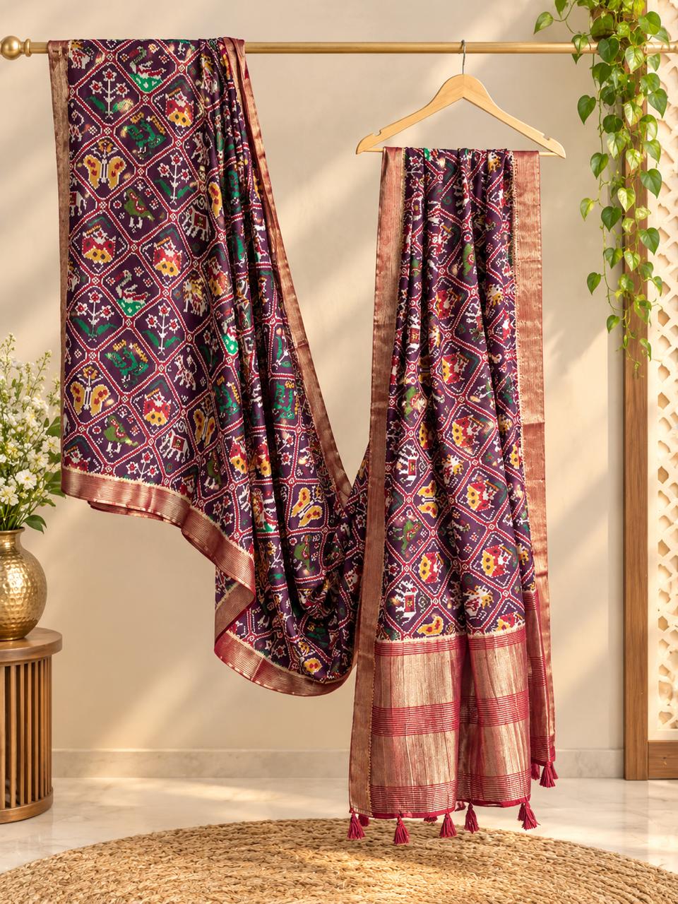30E Silk Purple Saree / CKC Sarees