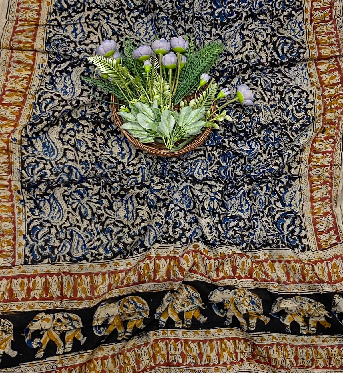 43E Cotton Blue Suit Fabric / CKC Cotton Bazaar