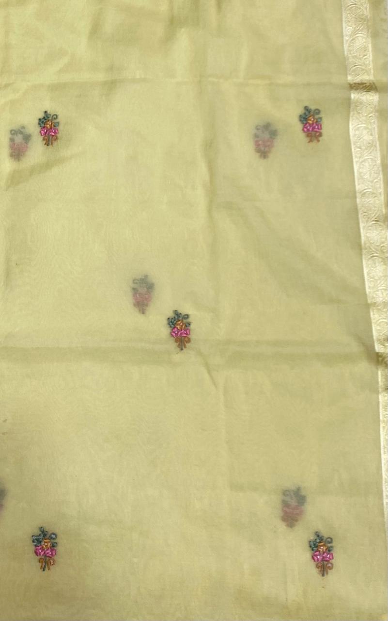 Mal Cotton  Yellow Suit Fabric / Cotton Bazaar