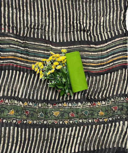 Cotton Green Suit Fabric / CKC Cotton Bazaar
