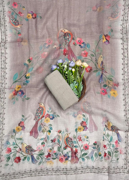 CKC 853 Kotta Doria Light Lilac Suit Fabric/ CKC Mal Cotton