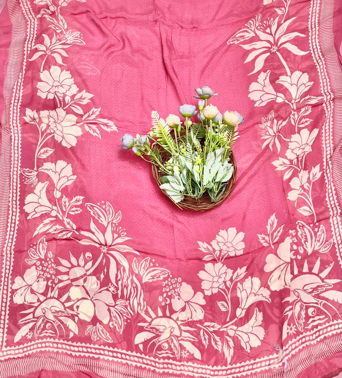 CKC 9 Muslin Pink Suit Fabric / CKC Muslin Suits