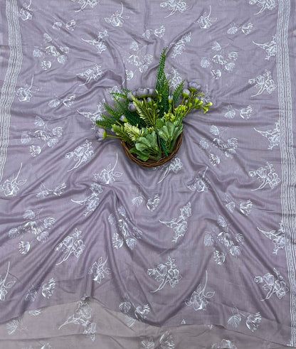 965A Cotton Dusty Lilac Suit Fabric / CKC Cotton Bazaar