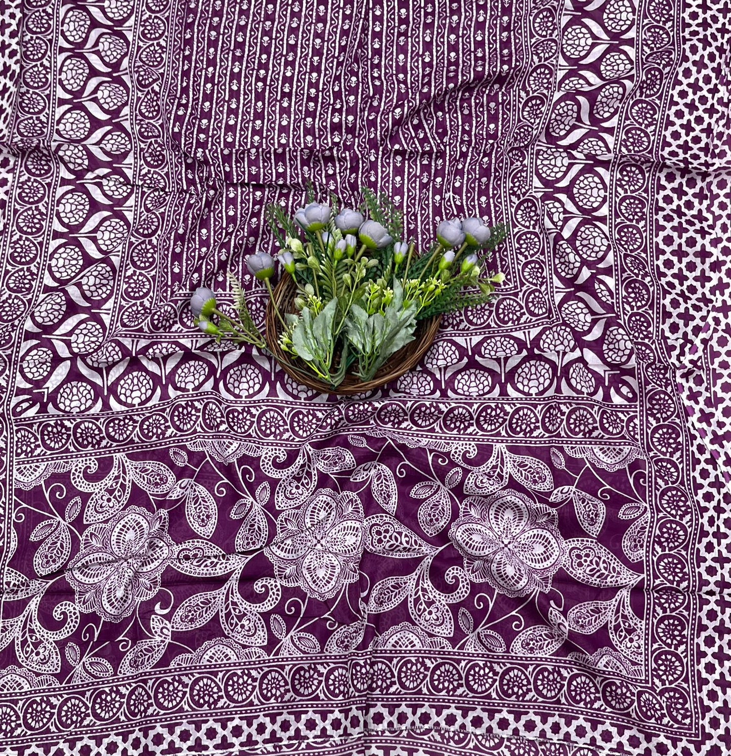 CKC 14B Cotton Wine Suit Fabric / CKC Cotton Bazaar