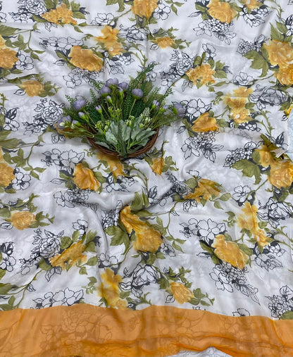 115B Crepe Yellow Suit Fabric / CKC Crepe Suits