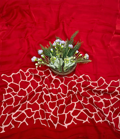 149B Crepe Red Suit Fabric / CKC Crepe Suits