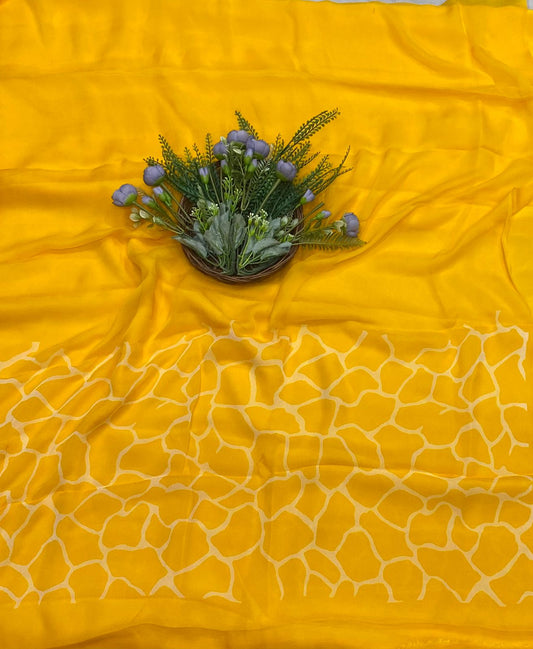 154B Crepe Yellow Suit Fabric / CKC Crepe Suits