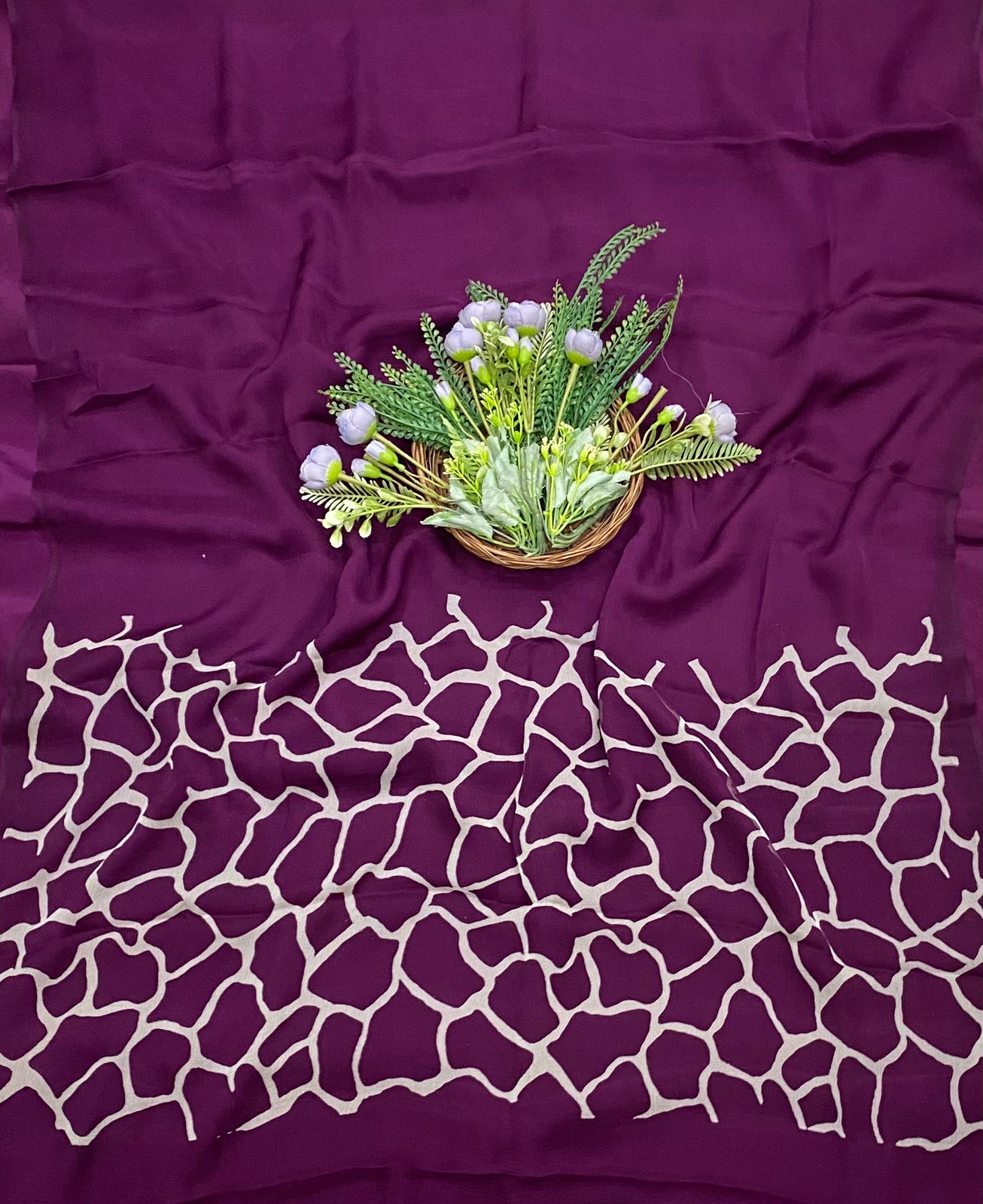 152B Crepe Purple Suit Fabric / CKC Crepe Suits