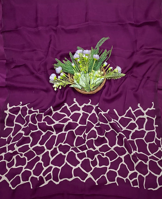 152B Crepe Purple Suit Fabric / CKC Crepe Suits