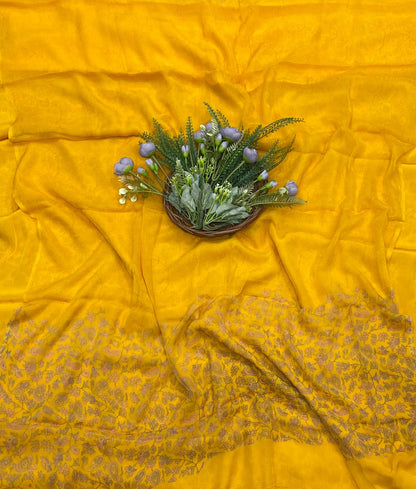161B Crepe Yellow Suit Fabric / CKC Crepe Suits
