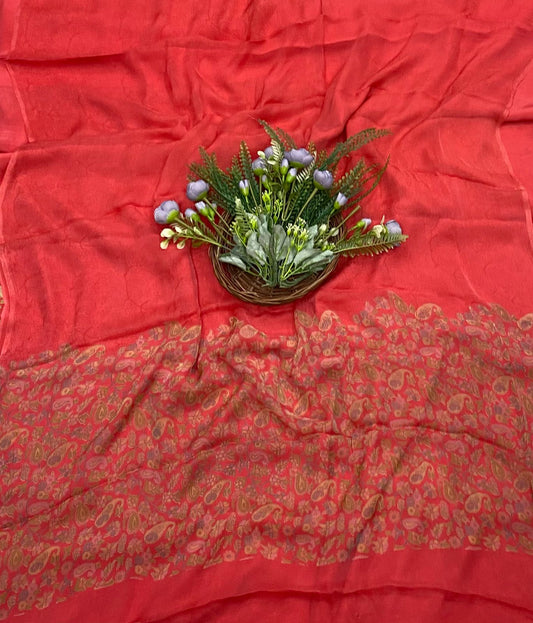 162B Crepe Red Suit Fabric / CKC Crepe Suits