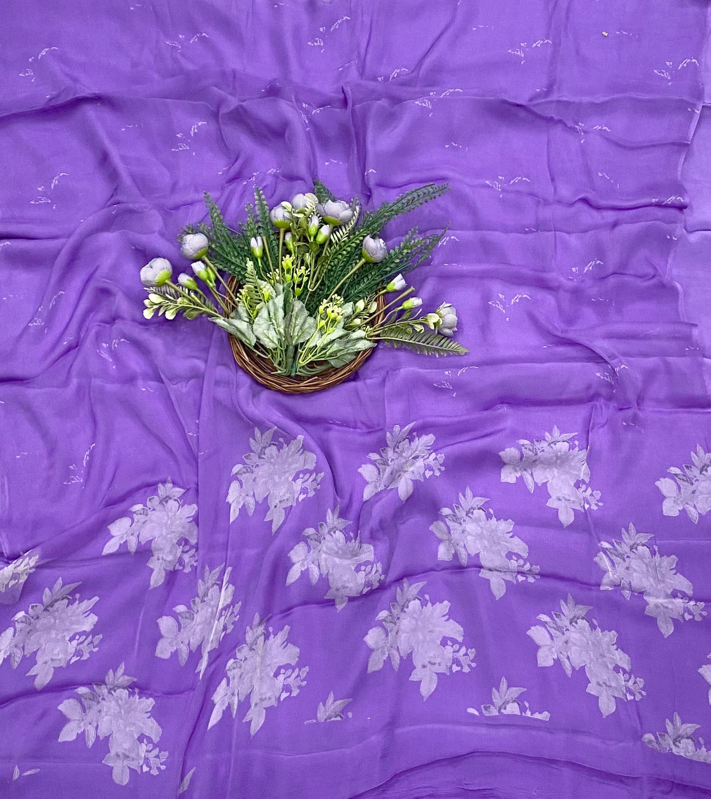 169B Crepe Purple Suit Fabric / CKC Crepe Suits