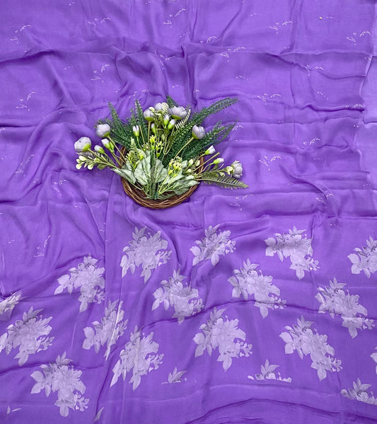 169B Crepe Purple Suit Fabric / CKC Crepe Suits