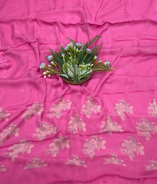 171B Crepe Pink Suit Fabric / CKC Crepe Suits